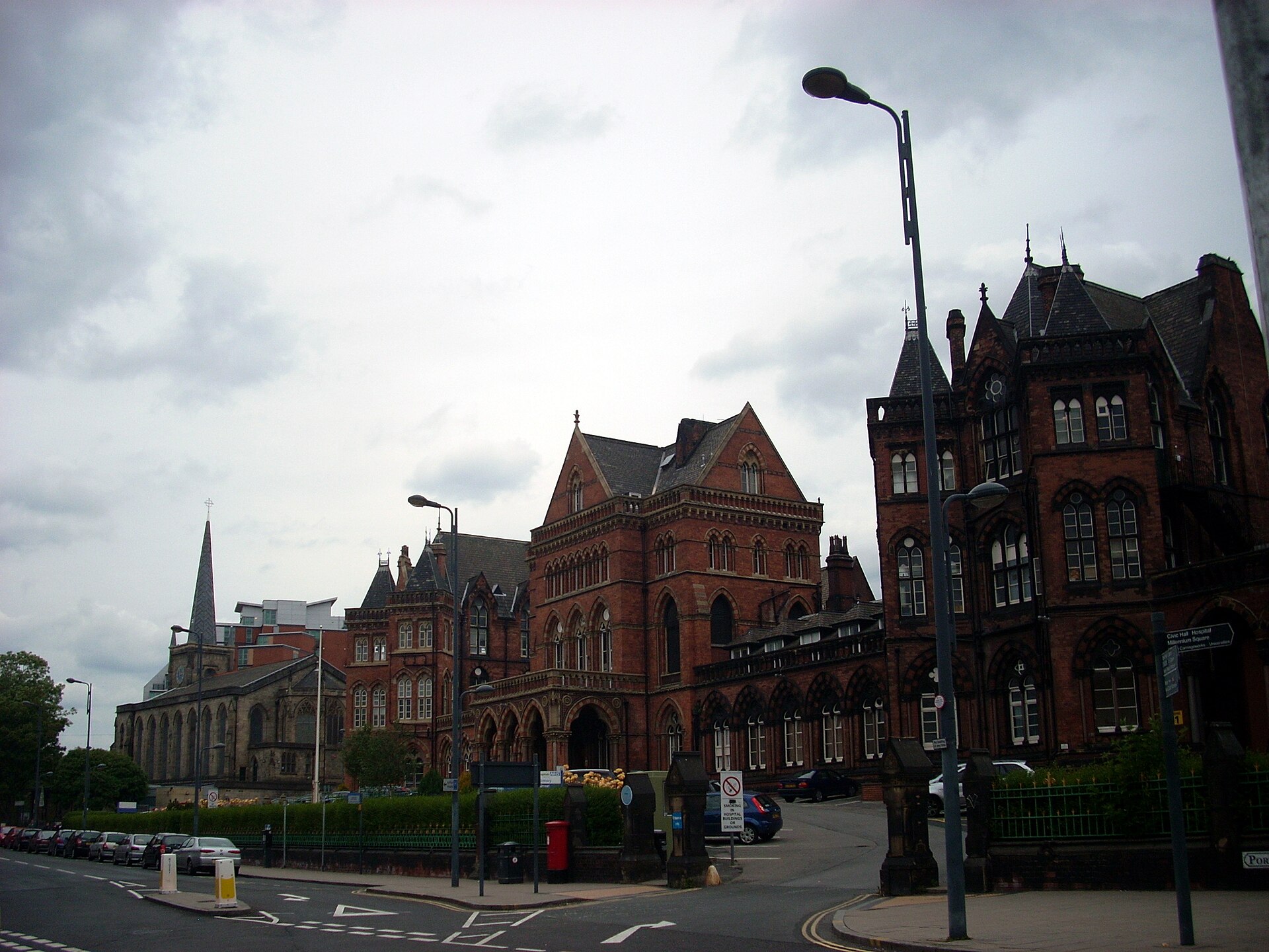 Leeds General Infirmary on Great George Street